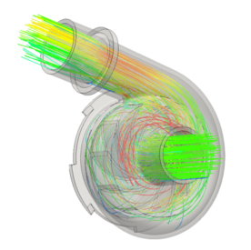 تحلیل توربین جریان خروجی شعاعی